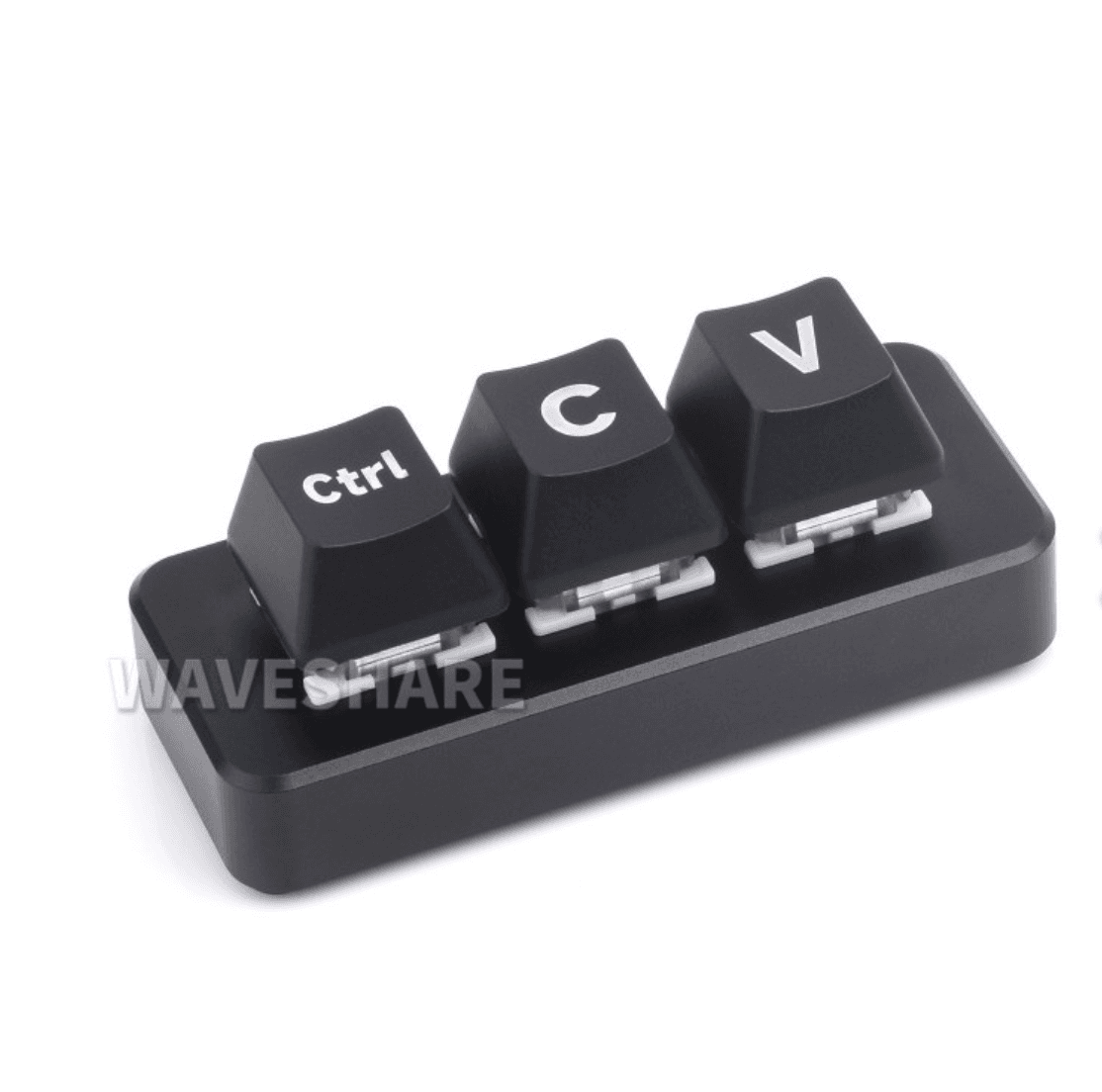 Ctrl C/V клавиатура быстрого доступа для программистов, 3-клавишная макетная плата, принимает микроконтроллер RP2040 — фото 2