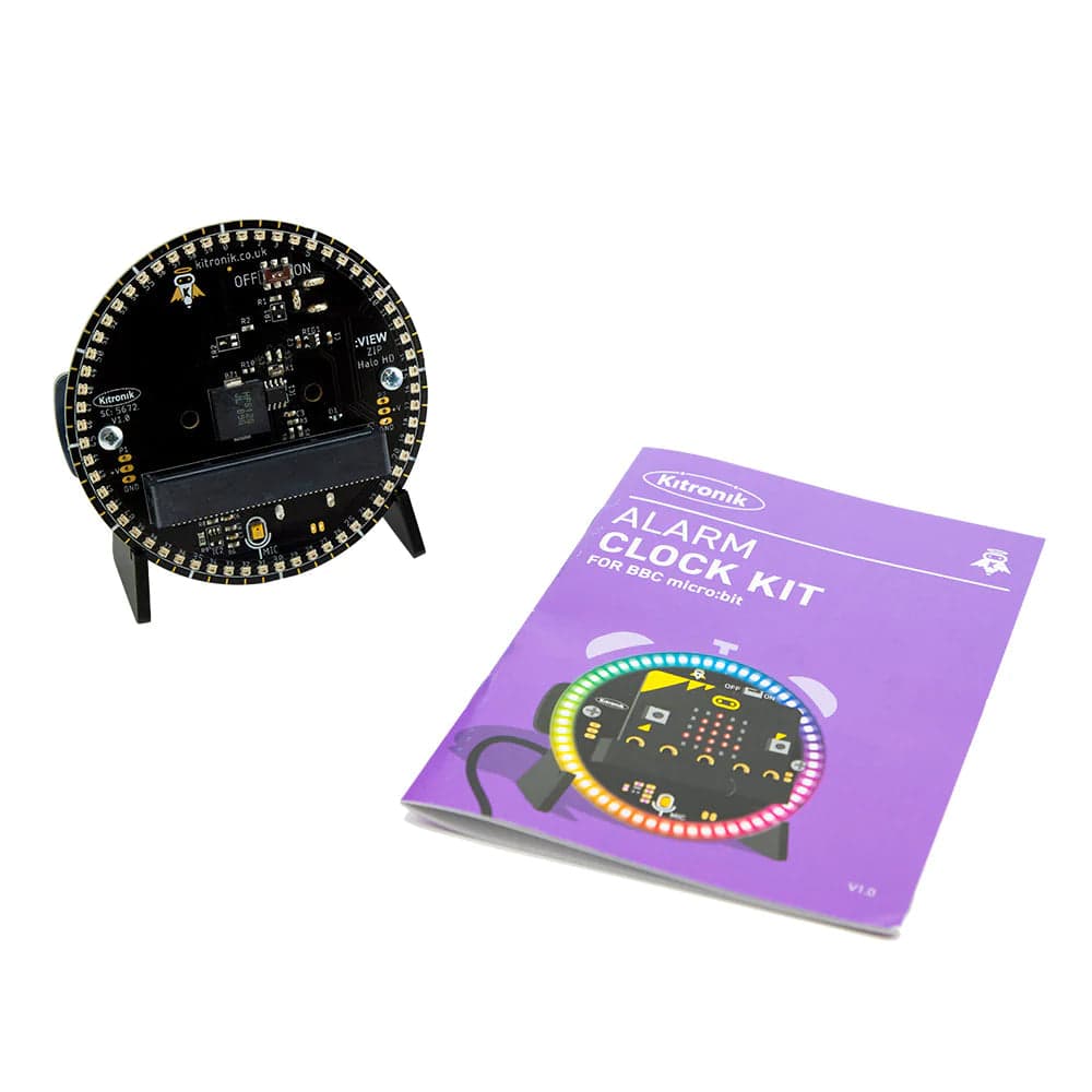 Комплект будильника Kitronik с ZIP Halo HD для micro:bit — фото 2