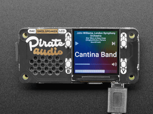 Pirate Audio: динамик для Raspberry Pi — встроенный динамик мощностью 1 Вт — фото 2