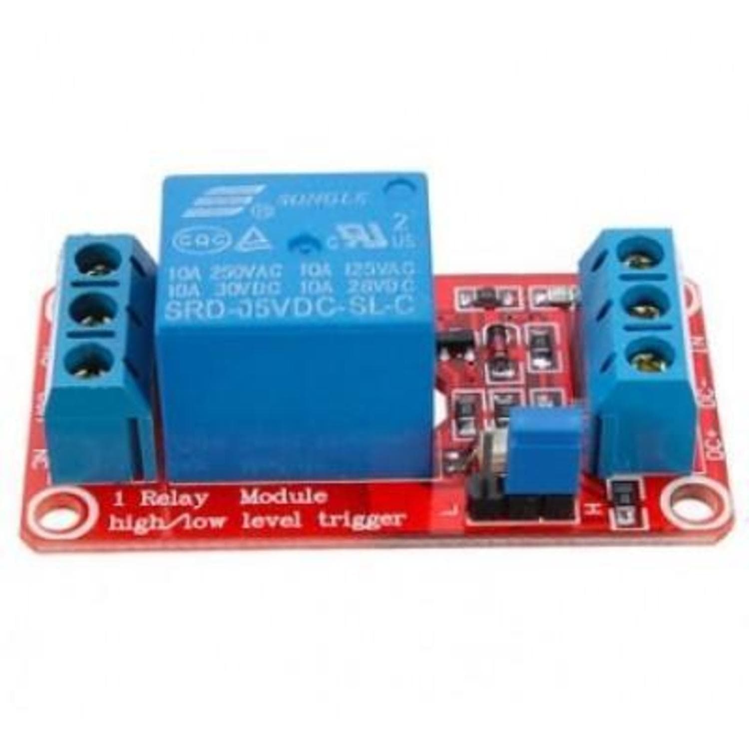 5 В 1-канальный модуль реле оптопары триггера уровня H/L для Arduino — фото 2