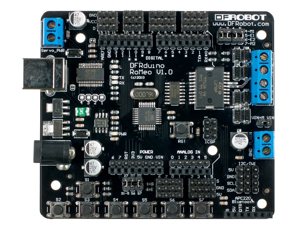 Romeo: совершите революцию в своей робототехнике с помощью Arduino! — фото 3