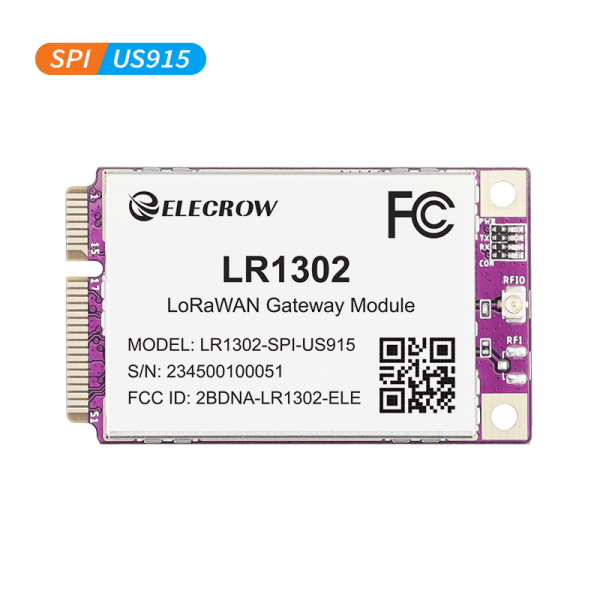 LR1302 Модуль шлюза LoRaWAN SPI US915 SX1302 Модуль шлюза дальнего действия с поддержкой 8 каналов — фото 2