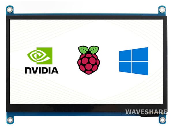 7-дюймовый емкостный сенсорный ЖК-экран (H), 1024×600, HDMI, IPS, поддержка различных систем — фото 2