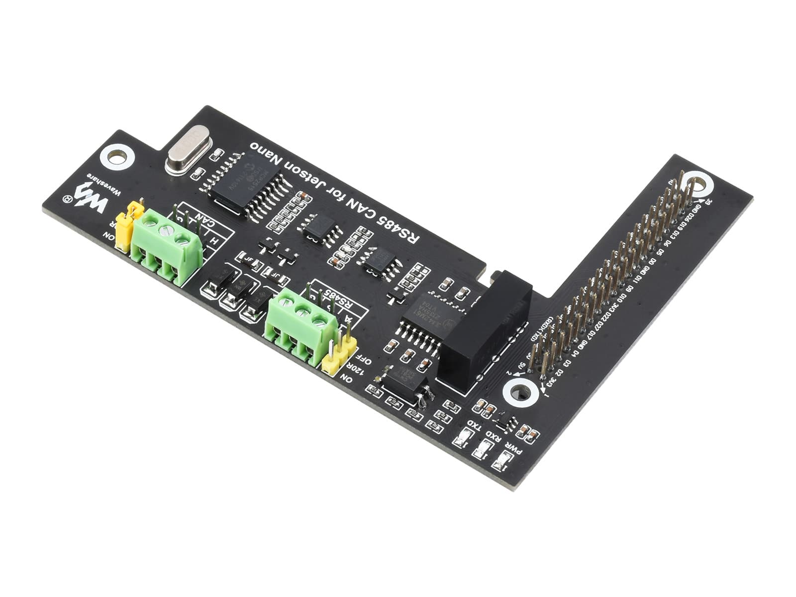 Плата расширения RS485 CAN для Jetson Nano, цифровая изоляция, встроенная схема защиты — фото 2