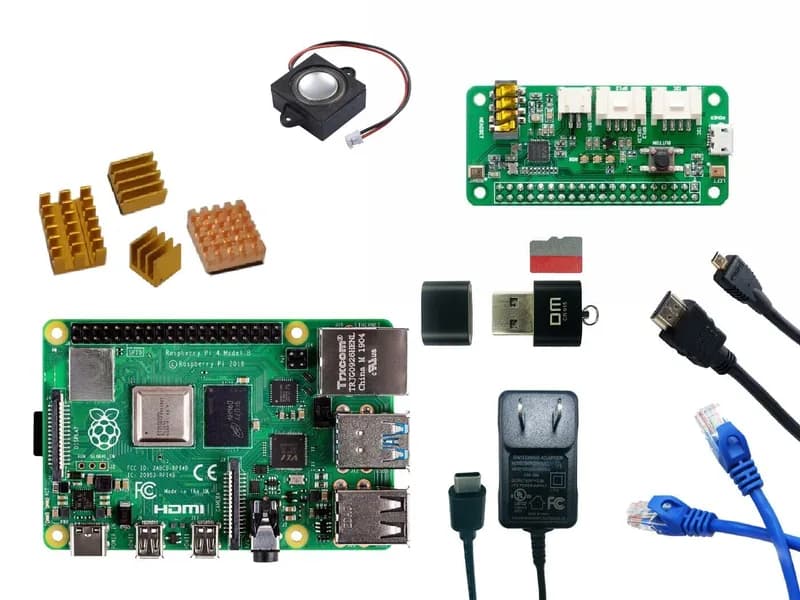 Raspberry Pi 4B — Комплект медиацентра — 4 ГБ