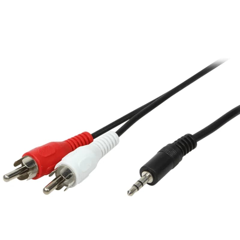 Аудио кабель 1,5 м с разъемом 3,5 мм и 2 x RCA Stecker (LogiLink)