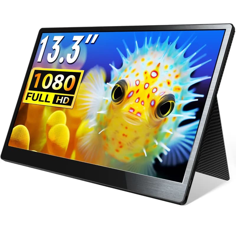 CrowVi VF133 Ультратонкий дисплей HD 1920x1080 Портативный монитор IPS 13,3 дюйма (без сенсорного экрана)