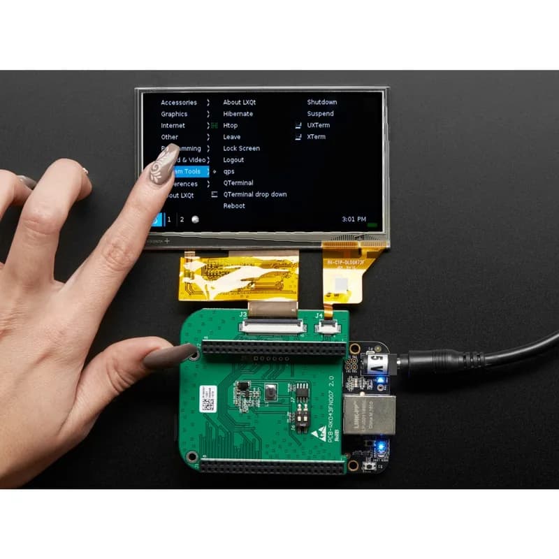 Накидка с емкостным сенсорным ЖК-дисплеем 4,3 дюйма для BeagleBone