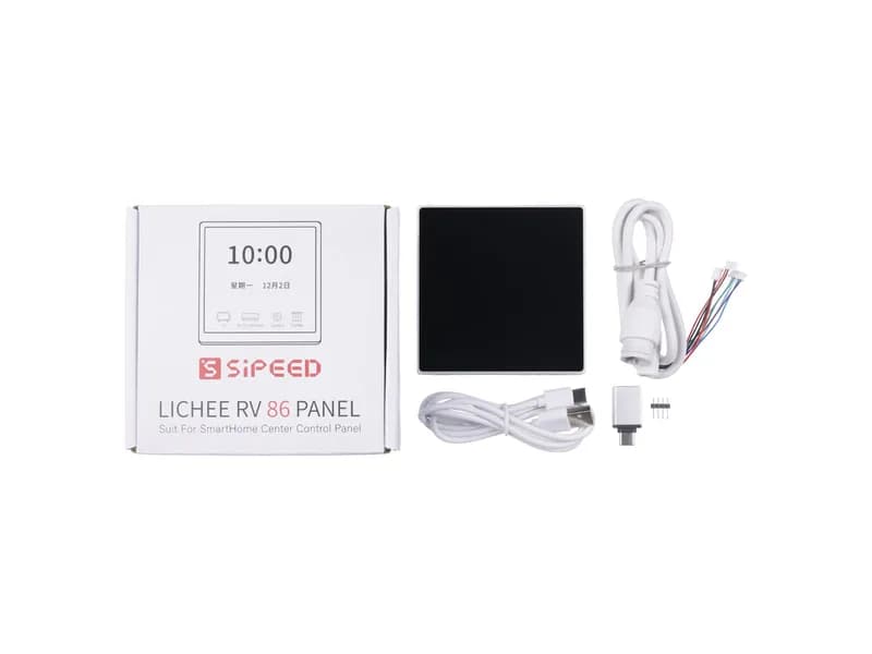 Lichee RV 86 Panel Allwinner D1 SoC — Комплект разработчика RISC-V с 4-дюймовым ЖК-дисплеем IPS — Централизованное управление умным домом — Поддержка Linux и WAFT
