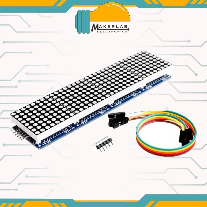 MAX7219 Микроконтроллер Модуль матричного дисплея 4-в-1