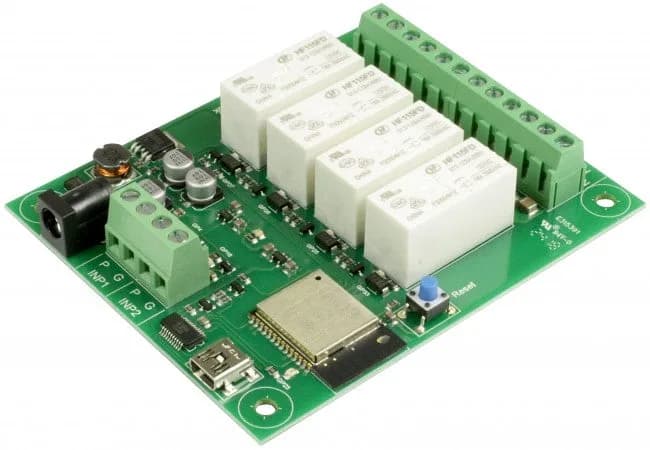 ESP32LR42 - WIFI 4 x 16A relays