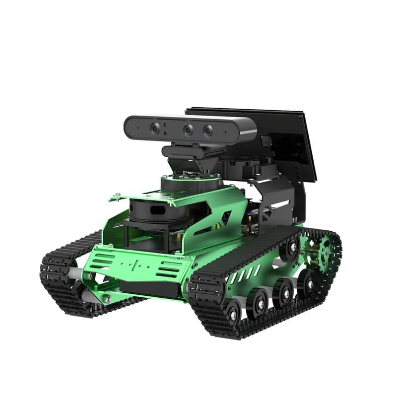 Hiwonder JetTank ROS Робот-танк на базе Jetson Nano с сенсорным экраном лидарной камеры глубины, поддержкой картографирования и навигации SLAM