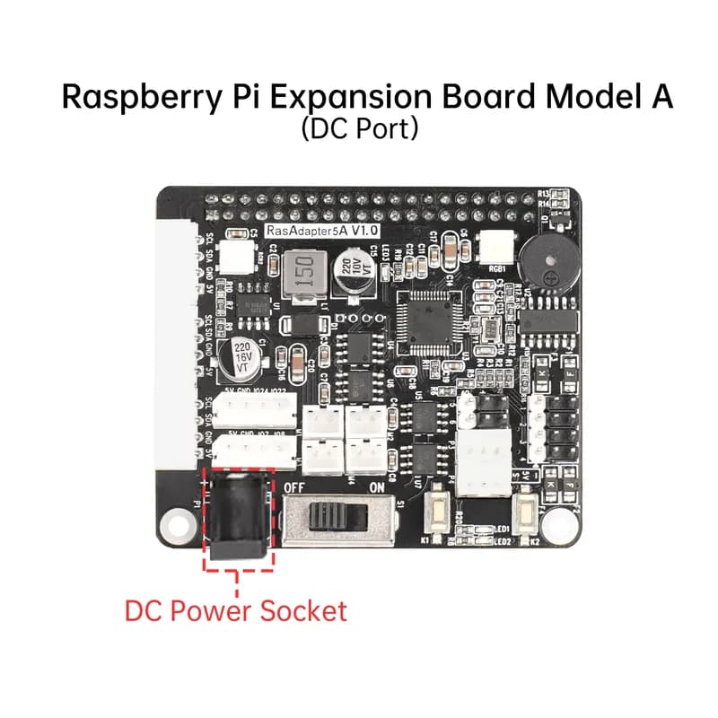Плата расширения Raspberry Pi 5, драйвер серводвигателя, контроллер робота-манипулятора ROS для умного автомобиля