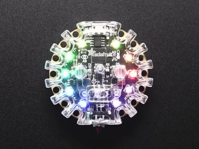 Игровая площадка Adafruit Circuit Express или вольер Bluefruit