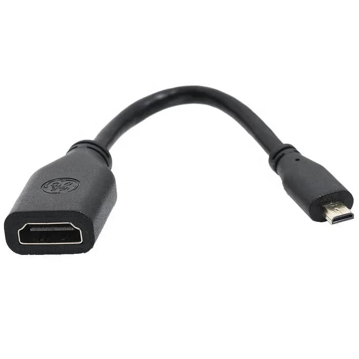 Адаптер Raspberry Pi 4 Micro HDMI (совместимый с 4K)
