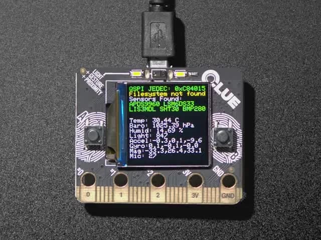 Adafruit CLUE — nRF52840 Express с Bluetooth® LE