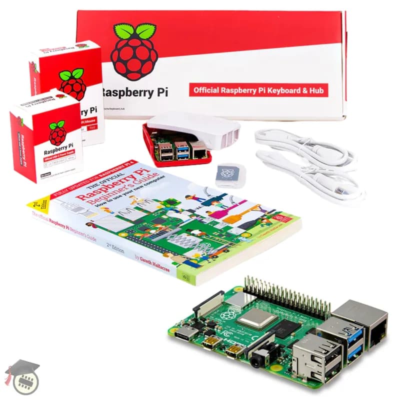 Pakronics® Raspberry Pi® 4 Настольный комплект 8 ГБ