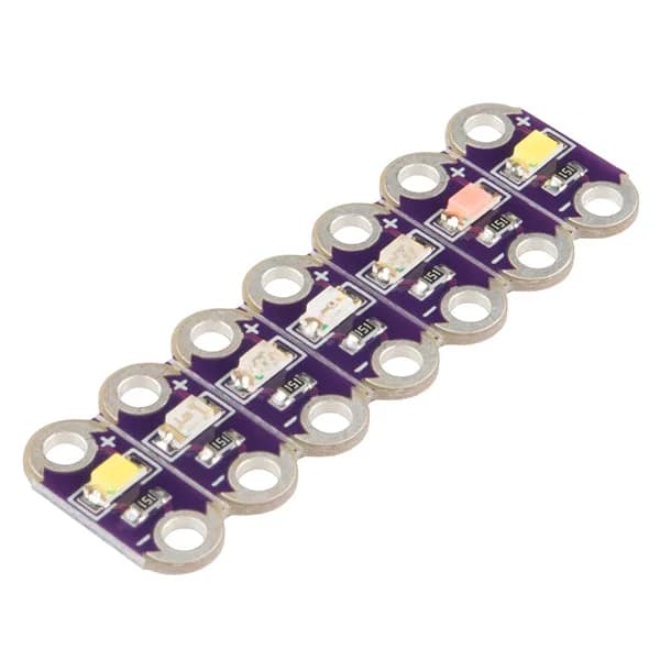 LilyPad Rainbow LED (6 цветов)
