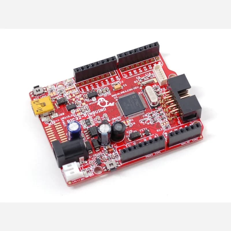 PIC32 Pinguino - плата разработчика PIC32MX440F256H