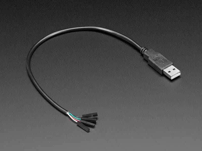 Разрывной кабель USB типа A с гнездовыми перемычками премиум-класса — 30 см