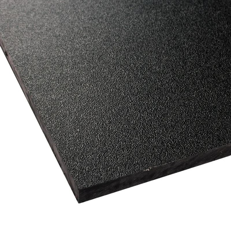 Лист HDPE 24 x 24 дюйма, черная апельсиновая корка