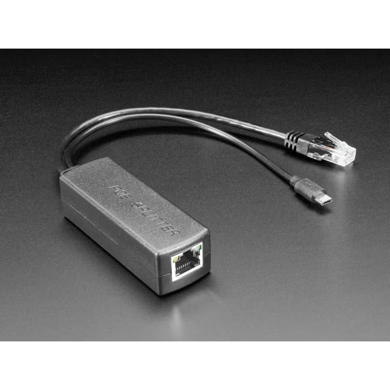 Разветвитель PoE со штекером MicroUSB — изолированный, 12 Вт, 5 В, 2,4 А