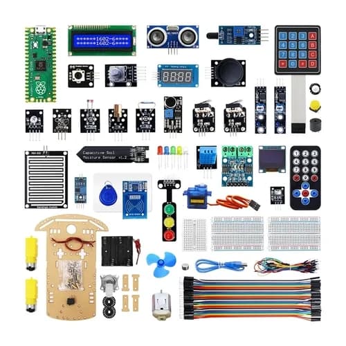 Расширенный комплект Elecrow Raspberry Pi Pico с 32 модулями и 32 уроками по проектам