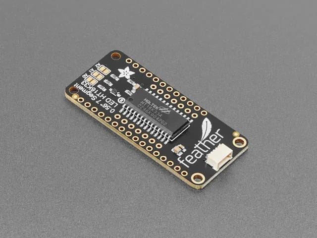 Adafruit 4-значный 7-сегментный светодиодный матричный дисплей FeatherWing