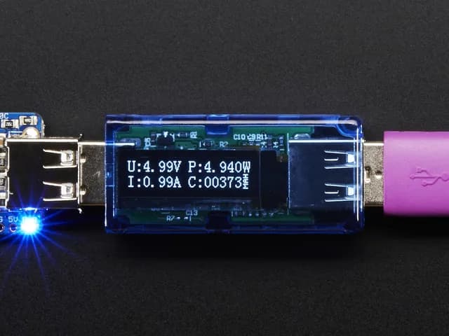 USB-метр напряжения с OLED-дисплеем