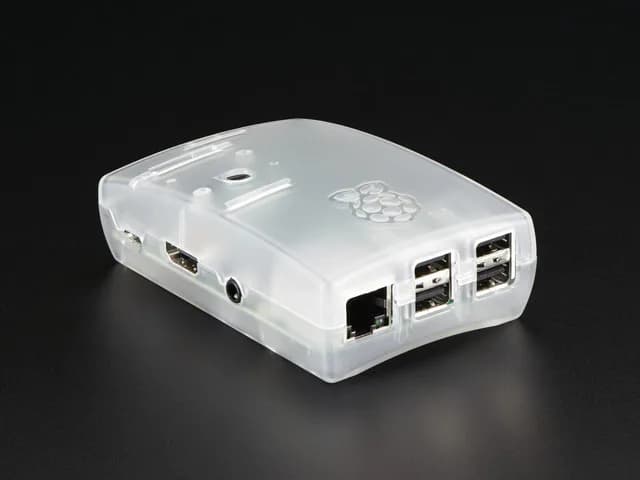 Raspberry Pi B+ / Pi 2 / Pi 3 Матовый белый корпус