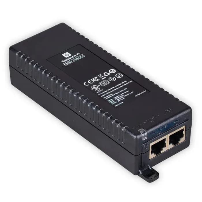 Официальный инжектор Raspberry Pi PoE+ для плат Raspberry Pi