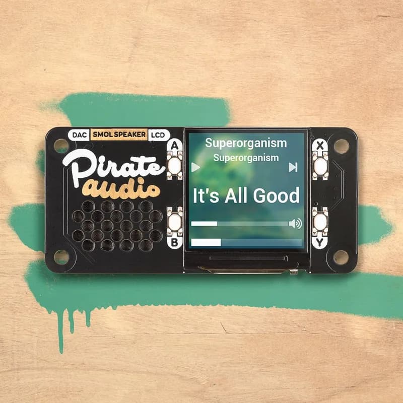 Pirate Audio: Динамик для Raspberry Pi (Audio Lautsprecher HAT)