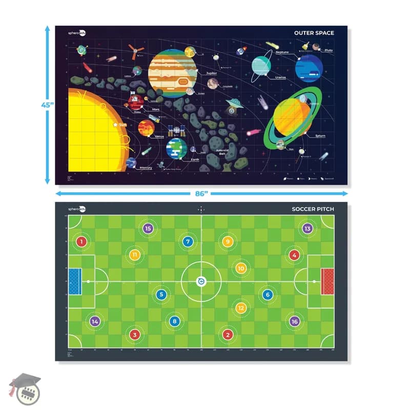 Коврик для кода Sphero Space & Soccer