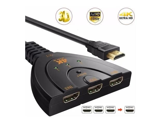 3WAY HDMI SELECTOR ON LEAD 4KPST