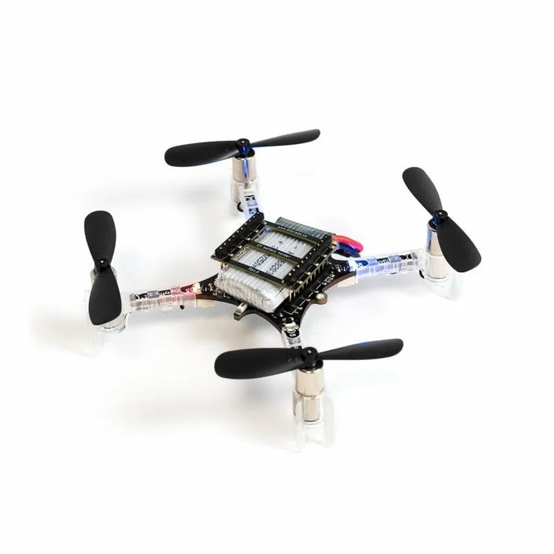 Crazyflie 2.1 - Дрон Mirco Quadcopter с открытым исходным кодом, поддержка Bluetooth5 LE, робототехника, подходит для использования в помещении/небольшом пространстве/высокой плотности
