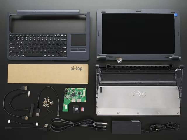 Pi-Top - СЕРЫЙ - Комплект ноутбука для Raspberry Pi B+ / Pi 2 / Pi 3