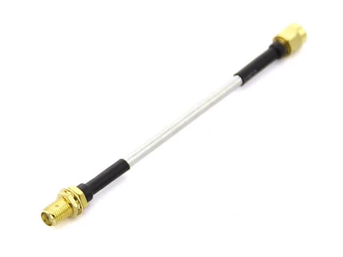 SMA M&F 6ГГц Полугибкий кабель RG402 - 10см