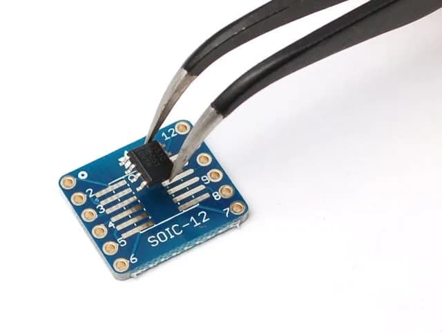 Монтажная плата SMT для SOIC-12 или TSSOP-12 — 6 шт. в упаковке!
