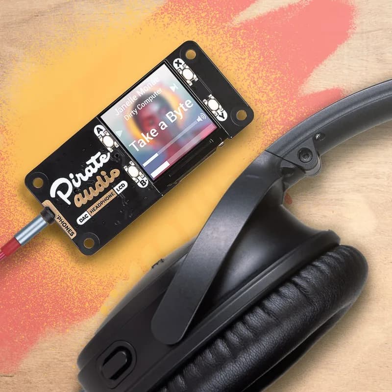 Pirate Audio Усилитель для наушников для Raspberry Pi (Kopfhörer Audioverstärker HAT)