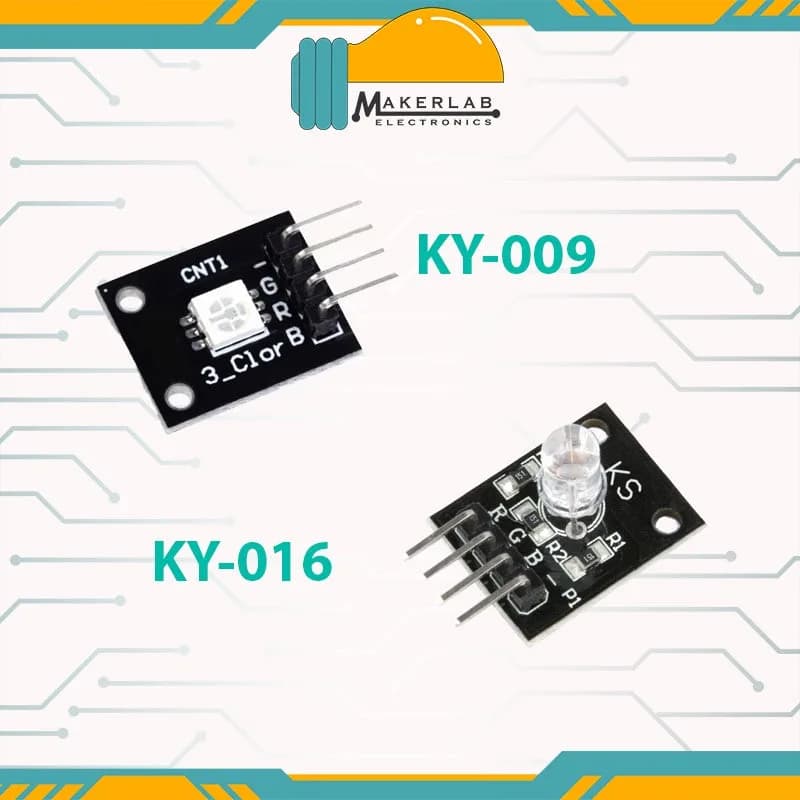 KY-009 Светодиодный модуль SMD RGB | KY-016 Модуль RGB DIP-типа Сенсорный модуль для Arduino DIY Starter Kit