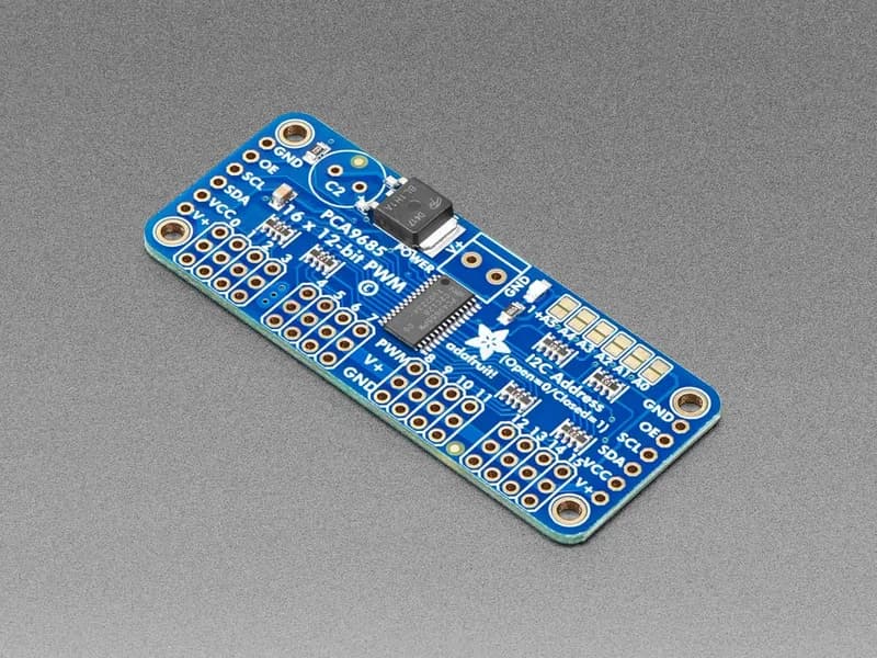 Adafruit 16-канальный 12-битный ШИМ/серводрайвер - интерфейс I2C PCA9685