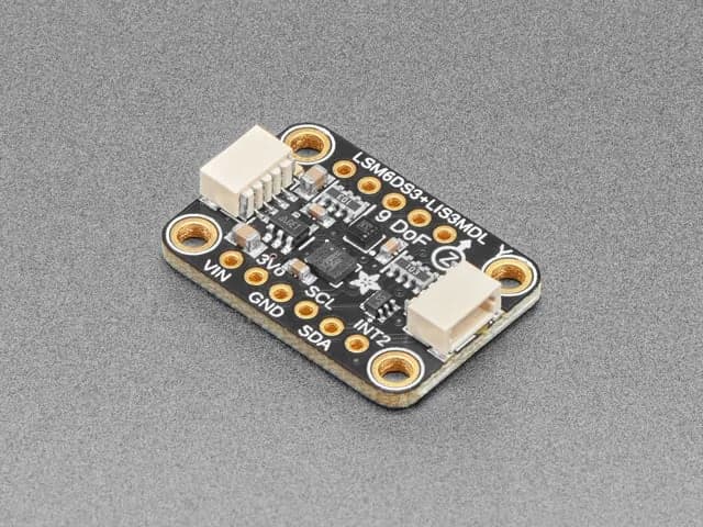 Adafruit LSM6DS3TR-C + LIS3MDL — прецизионный IMU с 9 степенями свободы