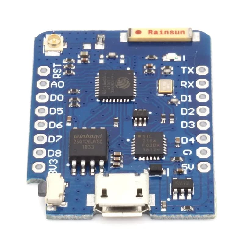 D1 Mini Pro — ESP8266 Плата Entwicklungsboard с аншлюсом U.FL, комплект с антенной