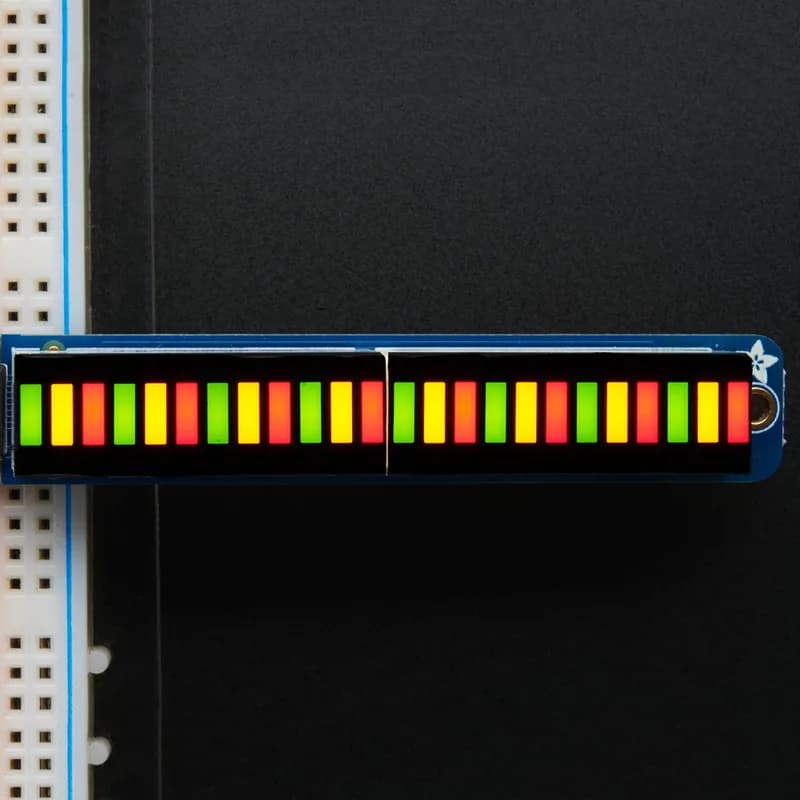 Adafruit Bi-Color (красный/зеленый) 24-полосный гистограмма с комплектом рюкзака I2C