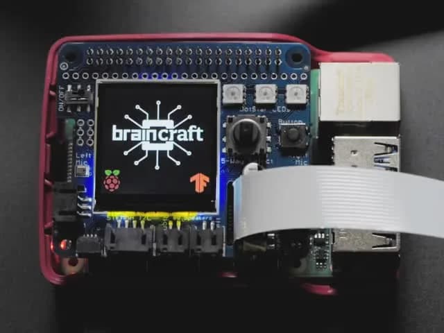 Adafruit BrainCraft HAT — машинное обучение для Raspberry Pi 4