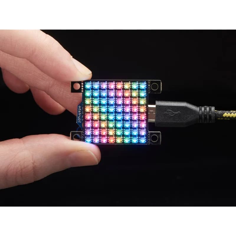 Сетка Adafruit DotStar высокой плотности 8x8 — матрица из 64 светодиодов RGB