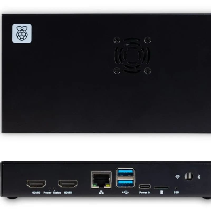 Корпус вычислительного модуля Raspberry Pi 5 IO с бесщеточным вентилятором постоянного тока