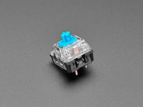 Механический переключатель с ключом Kailh — Clicky Blue — цельный