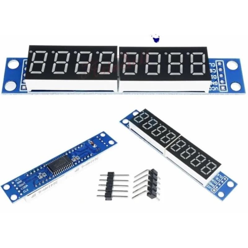 MAX7219 Светодиодный матричный 8-значный модуль управления цифровым трубчатым дисплеем для Arduino