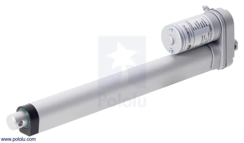 Glideforce LACT10-12V-05 Линейный привод для легких условий эксплуатации: 15 кгс, ход 10 дюймов (используемый 9,8 дюйма), 1,7 дюйма/с, 12 В